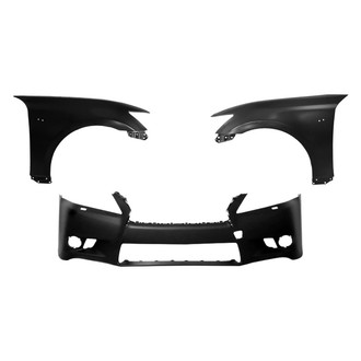 Replace® - 3-Piece (Front Bumper Cover, Driver and Passenger Side Fender) (Standard Line)