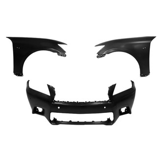 Replace® - 3-Piece (Front Bumper Cover, Driver and Passenger Side Fender) (Standard Line)