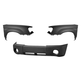 Replace® - 3-Piece (Front Bumper Cover, Driver and Passenger Side Fender) (Standard Line)