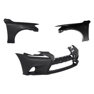 Replace® - 3-Piece (Front Bumper Cover, Driver and Passenger Side Fender) (Standard Line)