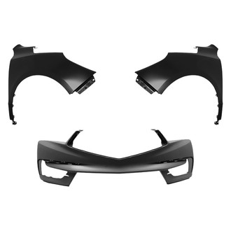 Replace® - 3-Piece (Front Bumper Cover, Driver and Passenger Side Fender) (Standard Line)
