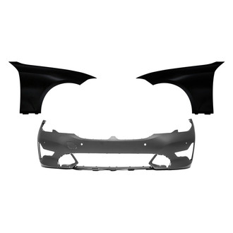 Replace® - 3-Piece (Front Bumper Cover, Driver and Passenger Side Fender) (Standard Line)