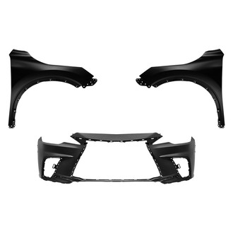 Replace® - 3-Piece (Front Bumper Cover, Driver and Passenger Side Fender) (Standard Line)