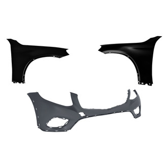 Replace® - 3-Piece (Front Bumper Cover, Driver and Passenger Side Fender)