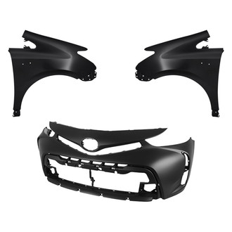 Replace® - 3-Piece (Front Bumper Cover, Driver and Passenger Side Fender)