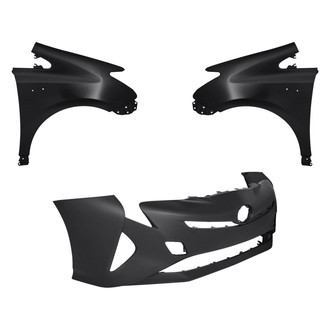 Replace® - 3-Piece (Front Bumper Cover, Driver and Passenger Side Fender) (Standard Line)