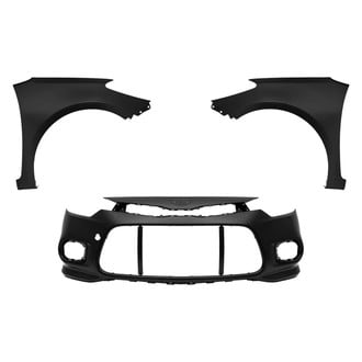 Replace® - 3-Piece (Front Bumper Cover, Driver and Passenger Side Fender) (Standard Line)
