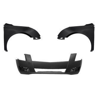 Replace® - 3-Piece (Front Bumper Cover, Driver and Passenger Side Fender) (Standard Line)