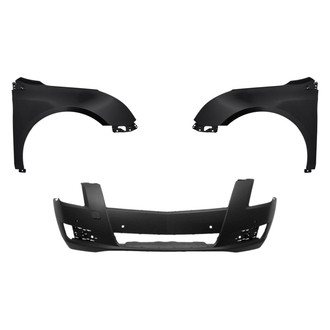 Replace® - 3-Piece (Front Bumper Cover, Driver and Passenger Side Fender) (Standard Line)