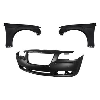 Replace® - 3-Piece (Front Bumper Cover, Driver and Passenger Side Fender) (Standard Line)