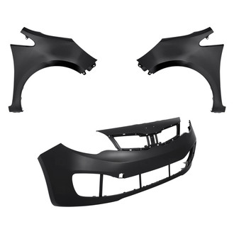 Replace® - 3-Piece (Front Bumper Cover, Driver and Passenger Side Fender)