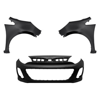 Replace® - 3-Piece (Front Bumper Cover, Driver and Passenger Side Fender)