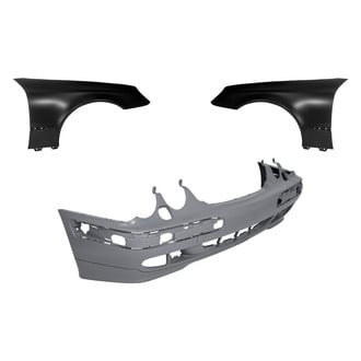 Replace® - 3-Piece (Front Bumper Cover, Driver and Passenger Side Fender) (Standard Line)