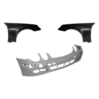 Replace® - 3-Piece (Front Bumper Cover, Driver and Passenger Side Fender) (Standard Line)