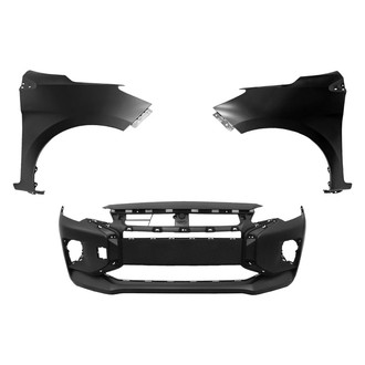 Replace® - 3-Piece (Front Bumper Cover, Driver and Passenger Side Fender) (Standard Line)