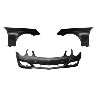 Replace® - 3-Piece (Front Bumper Cover, Driver and Passenger Side Fender) (Standard Line)