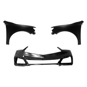 Replace® - 3-Piece (Front Bumper Cover, Driver and Passenger Side Fender) (Standard Line)