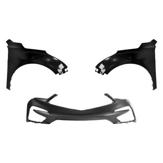 Replace® - 3-Piece (Front Bumper Cover, Driver and Passenger Side Fender) (Standard Line)