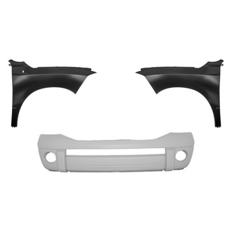 Replace® - 3-Piece (Front Bumper Cover, Driver and Passenger Side Fender) (Standard Line)