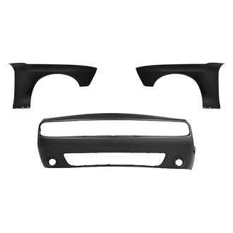 Replace® - 3-Piece (Front Bumper Cover, Driver and Passenger Side Fender) (Standard Line)