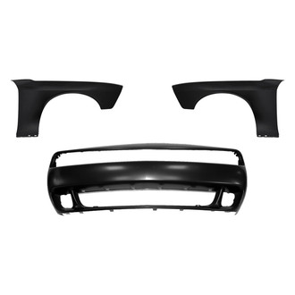 Replace® - 3-Piece (Front Bumper Cover, Driver and Passenger Side Fender) (Standard Line)