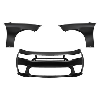 Replace® - 3-Piece (Front Bumper Cover, Driver and Passenger Side Fender) (Standard Line)