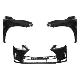 Replace® - 3-Piece (Front Bumper Cover, Driver and Passenger Side Fender) (Standard Line)