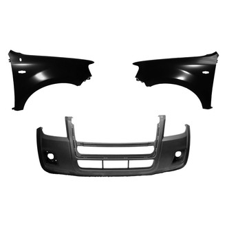 Replace® - 3-Piece (Front Bumper Cover, Driver and Passenger Side Fender) (Standard Line)