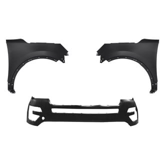 Replace® - 3-Piece (Front Bumper Cover, Driver and Passenger Side Fender) (Standard Line)