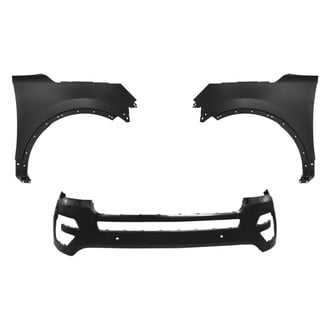 Replace® - 3-Piece (Front Bumper Cover, Driver and Passenger Side Fender) (Standard Line)