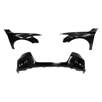 Replace® - 3-Piece (Front Bumper Cover, Driver and Passenger Side Fender) (Standard Line)