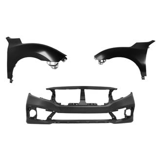 Replace® - 3-Piece (Front Bumper Cover, Driver and Passenger Side Fender) (Standard Line)