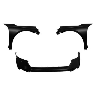 Replace® - 3-Piece (Front Bumper Cover, Driver and Passenger Side Fender) (Standard Line)