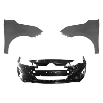 Replace® - 3-Piece (Front Bumper Cover, Driver and Passenger Side Fender) (Standard Line)