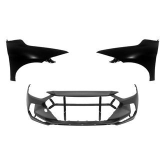 Replace® - 3-Piece (Front Bumper Cover, Driver and Passenger Side Fender) (Standard Line)