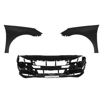 Replace® - 3-Piece (Front Bumper Cover, Driver and Passenger Side Fender) (Standard Line)