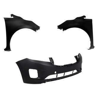 Replace® - 3-Piece (Front Bumper Cover, Driver and Passenger Side Fender)
