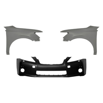 Replace® - 3-Piece (Front Bumper Cover, Driver and Passenger Side Fender) (Standard Line)