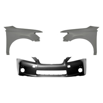 Replace® - 3-Piece (Front Bumper Cover, Driver and Passenger Side Fender) (Standard Line)