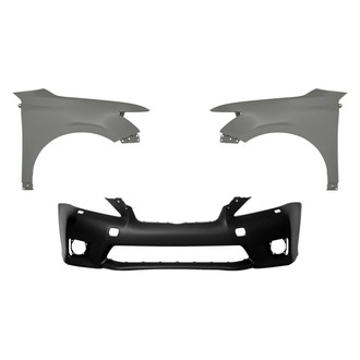 Replace® - 3-Piece (Front Bumper Cover, Driver and Passenger Side Fender) (Standard Line)