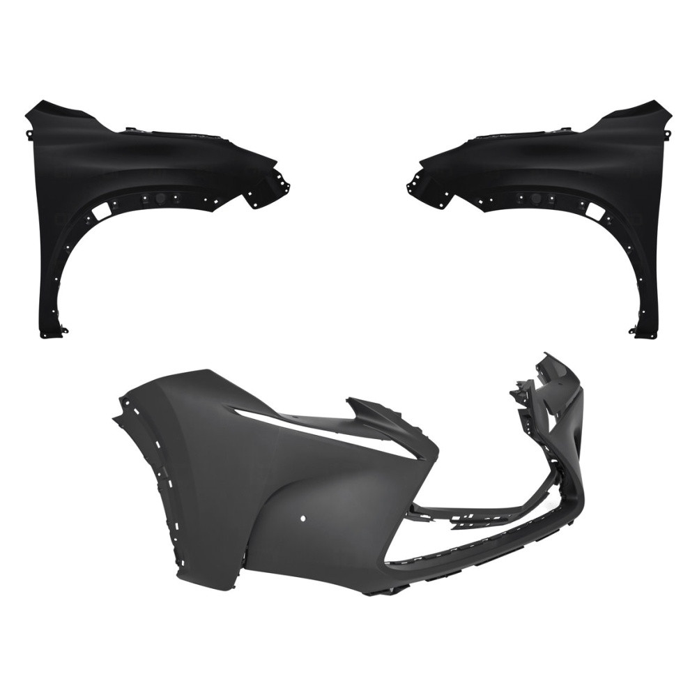 パーツ NCP31 BB front mark Replace® BNDL-242998 - 3-Piece (Front Bumper Cover, Driver and