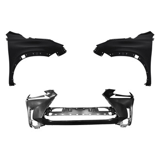 Replace® - 3-Piece (Front Bumper Cover, Driver and Passenger Side Fender)