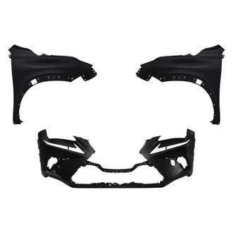 Replace® - 3-Piece (Front Bumper Cover, Driver and Passenger Side Fender) (Standard Line)