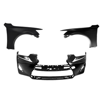 Replace® - 3-Piece (Front Bumper Cover, Driver and Passenger Side Fender)