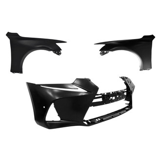 Replace® - 3-Piece (Front Bumper Cover, Driver and Passenger Side Fender) (Standard Line)
