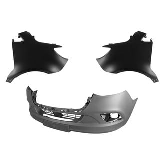 Replace® - 3-Piece (Front Bumper Cover, Driver and Passenger Side Fender) (Standard Line)