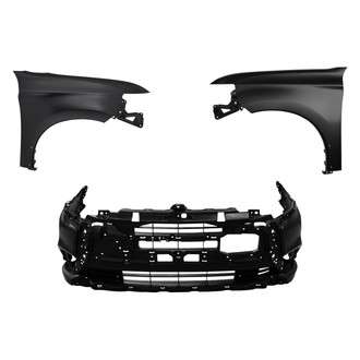 Replace® BNDL-243069 - 3-Piece (Front Bumper Cover, Driver and Passenger Side Fender) (Standard Line)