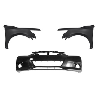 Replace® - 3-Piece (Front Bumper Cover, Driver and Passenger Side Fender) (Standard Line)