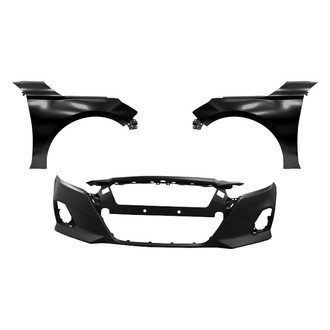 Replace® - 3-Piece (Front Bumper Cover, Driver and Passenger Side Fender) (Standard Line)