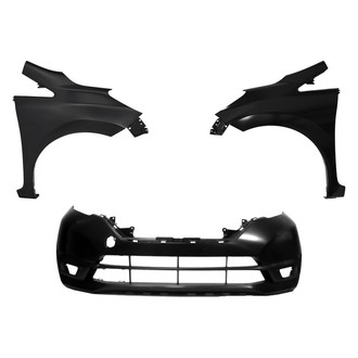 Replace® - 3-Piece (Front Bumper Cover, Driver and Passenger Side Fender) (Standard Line)